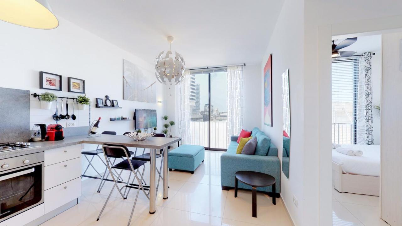 Stylish 1Br Flat For 4 Ppl In Allenby By Holyguest เทลอาวีฟ ภายนอก รูปภาพ
